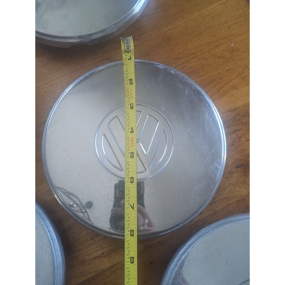 VW Trim Rings AND Hubcaps. 6 Trim Rings & 5 Hubcaps. Rings = 321.601.155.BYDM - Picture 11 of 16